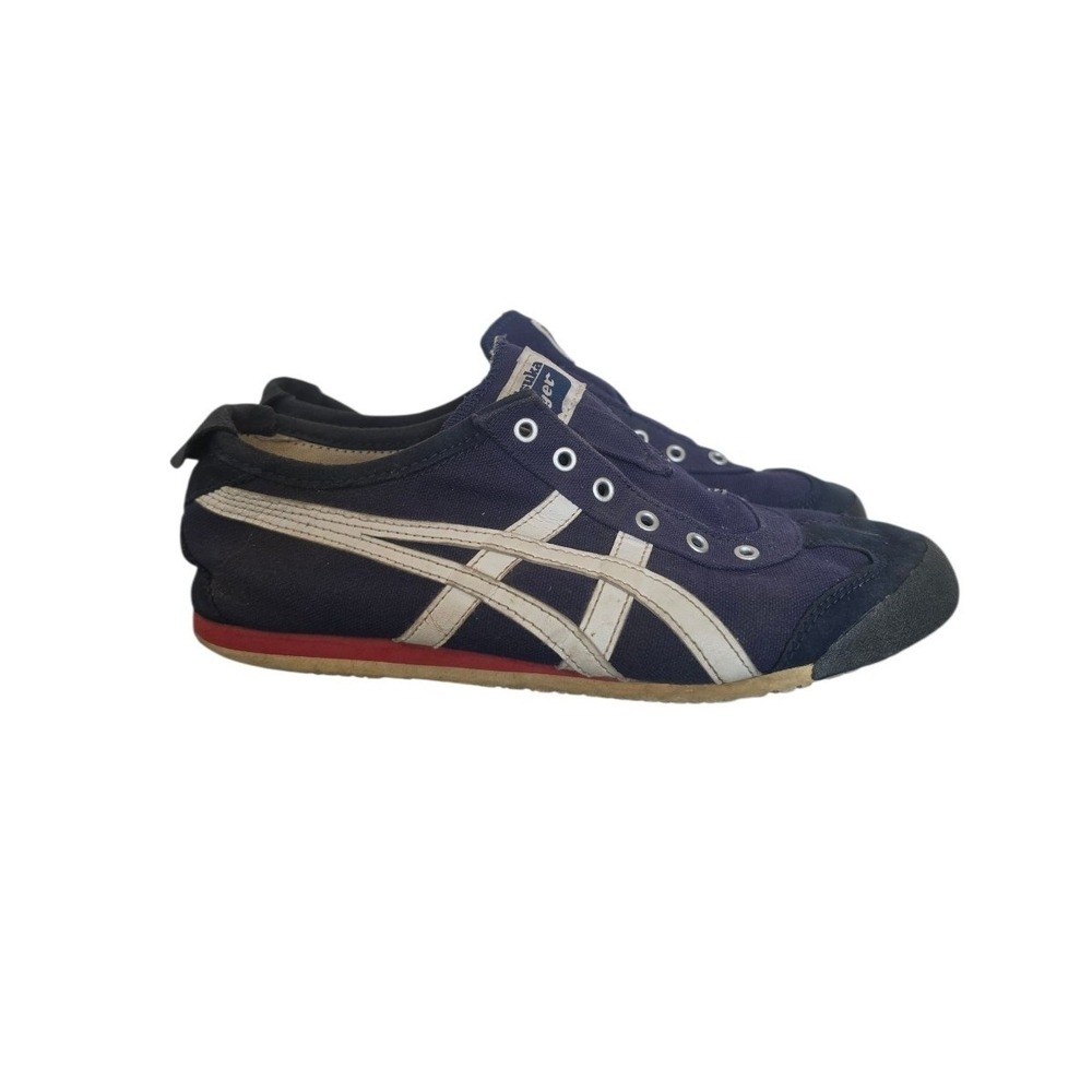 Onitsuka Tiger Mexico 66 Retro Heritage Navy Blue White Sneakers sz EU 38